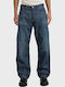 Men's Jeans Pants With Relaxed Straight Fit Blue