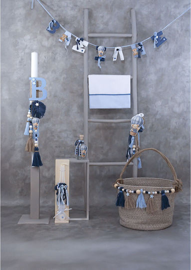Loukia Καλάθι Βάπτισης "dreamy Bear Balloon" Τ702