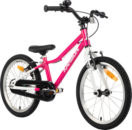 Karbon 18" Детско Колело BMX с Алуминиева Рамка Розово