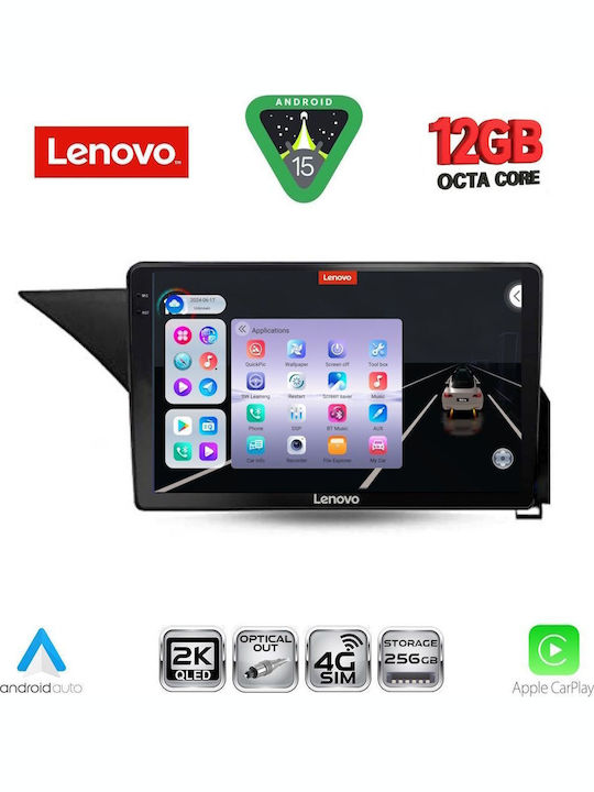 Lenovo Car Audio System for Mercedes-Benz E Class 2009-2016 Bluetooth USB WiFi GPS Apple CarPlay Android Auto with 10" Touch Screen