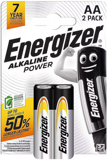 Energizer Αλκαλικές Μπαταρίες AA 1.5V 2τμχ
