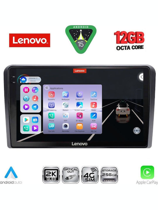 Lenovo Car Audio System for Ford Transit Custom / Tourneo Custom 2019 (Bluetooth/USB/WiFi/GPS/Apple CarPlay/Android Auto) with 10" Touch Screen