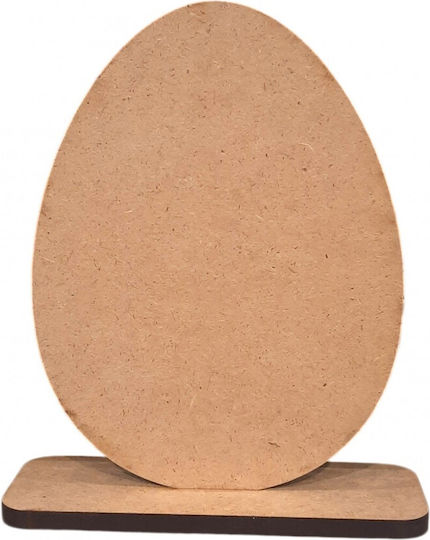 Holz Eier mit Sockel Ostern Dekorationen 12x9cm 1Stück