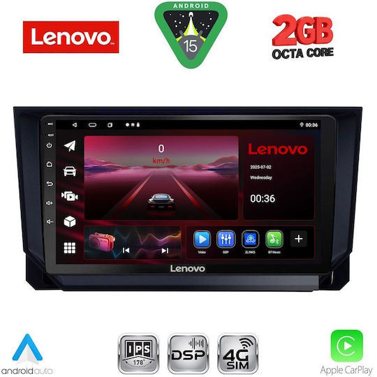 Lenovo Car Audio System for Seat Arona / Ibiza 2018+ Bluetooth USB Wi-Fi GPS Apple CarPlay Android Auto with 9 Inch Touch Screen LENOVO LVF 5573 CPA