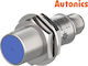 Διακοπτης Επαγωγικος Dc Φ18 Npn No 12-24vdc 7mm Connector Prdcm18-7dn Autonics Σετ 2