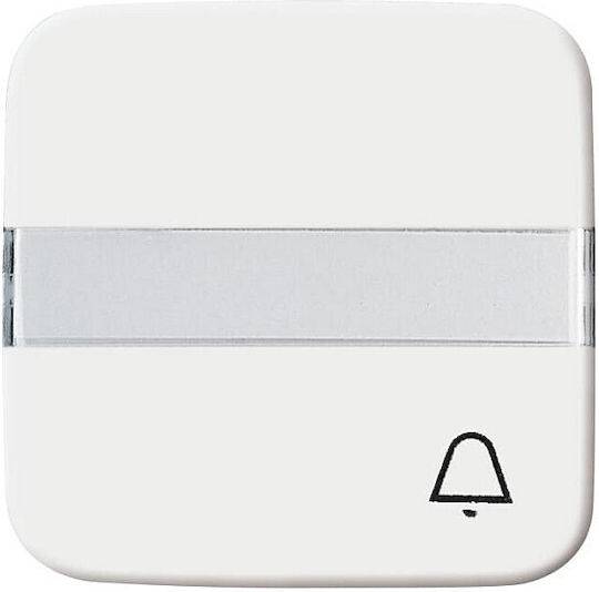 Бутон Busch-jaeger Reflex Si Doorbell Button Symbol Алпинбял