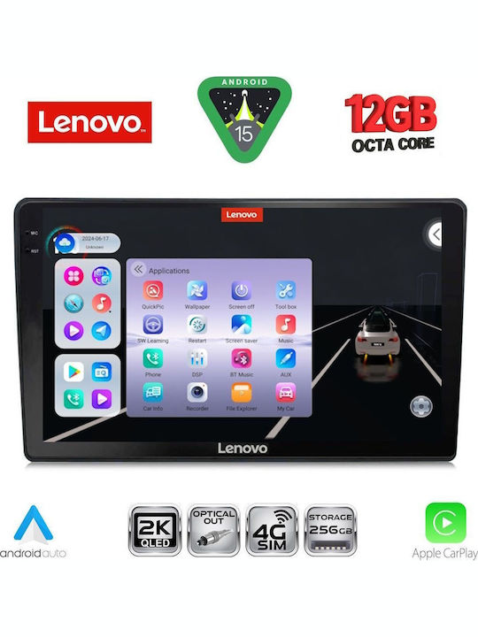 Lenovo Car Audio System for Mazda 2 2002-2007 Bluetooth USB WiFi GPS Apple CarPlay Android Auto with 9" Touch Screen