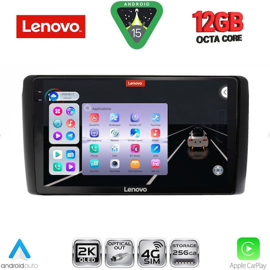 Lenovo Ηχοσύστημα Αυτοκινήτου για Nissan Leaf 2009-2017 (Bluetooth/USB/WiFi/GPS/Apple-Carplay/Android-Auto) με Οθόνη Αφής 9"