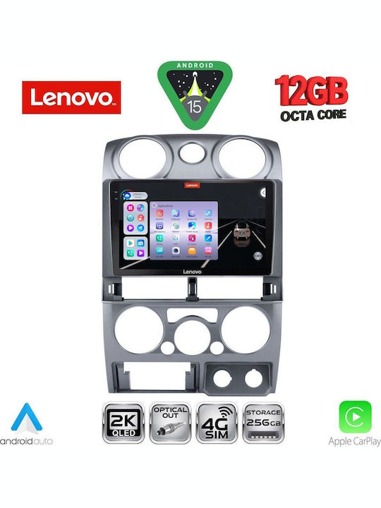 Lenovo Car Audio System Isuzu D-Max 2008-2012 Bluetooth USB WiFi GPS Apple CarPlay Android Auto with 9" Touch Screen