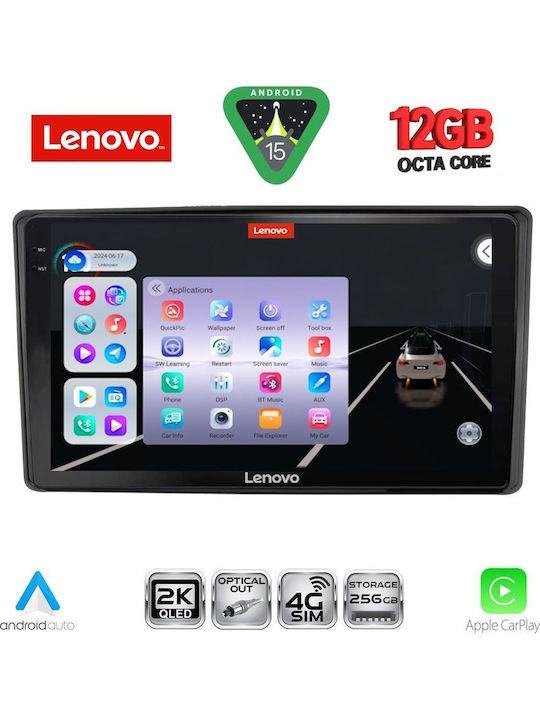 Lenovo Car Audio System for Toyota Raize 2020 (Bluetooth/USB/WiFi/GPS/Apple CarPlay/Android Auto) with 10" Touch Screen