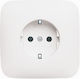 Busch-Jaeger Single Power Socket White
