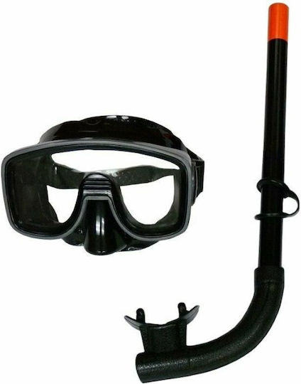 Diving Mask with Snorkel Black