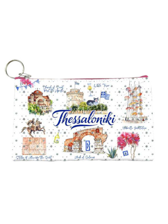 Πορτοφόλι Souvenir Μπρελόκ Σετ 10pcs Pvc Thessaloniki 16*10cm 871704