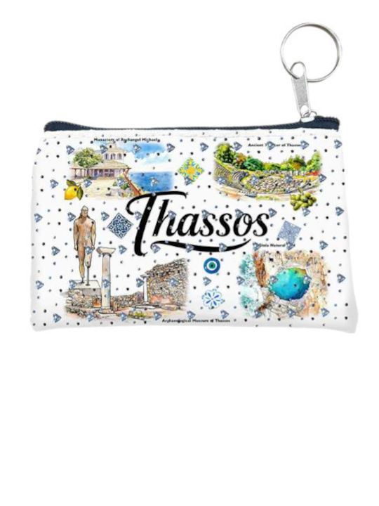 Πορτοφόλι Souvenir Μπρελόκ Σετ 10pcs Pvc Thassos 11*7cm 871732