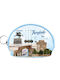 Wallet Souvenir Keychain Mini Set 10pcs PVC Thessaloniki 10*8*3cm 871766