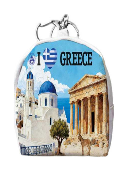 Wallet Souvenir Keychain Mini Set 10pcs Pvc Greece 7*9*4.5cm 871797