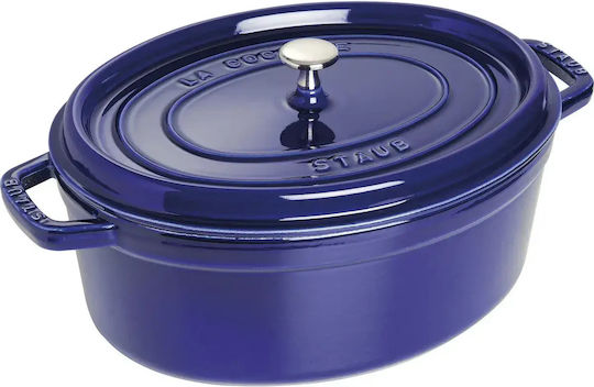 Staub La Cocotte Găstră Ovală Din Fontă 30.3x27cm 3.2lt