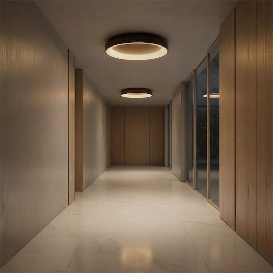 kelvo Salem Deckenleuchte 60cm Weiß mit Integrierter LED