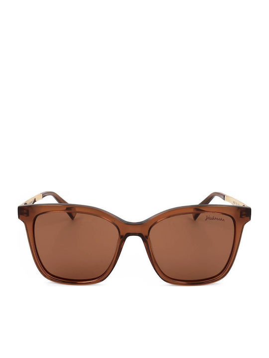 Ana Hickmann Women's Sunglasses with Brown Fram...