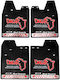 Front and Rear Car Mudguards 4 Pieces