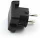 Φις Ρεύματος Bachmann Grounded Black Flach