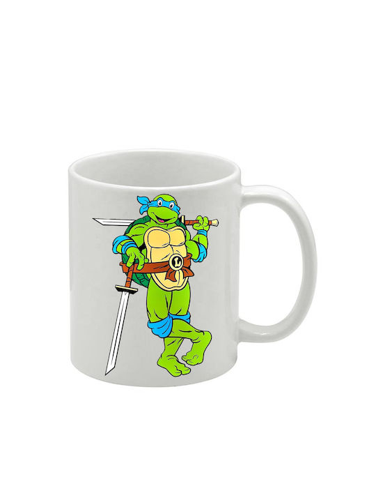 Weiße Tasse Teenage Mutant Ninja Turtles