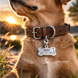 Hunde-Identifikationsmarken mit Licht Kremasto Kosmima Katikidiou Koka 3.5x1.5cm