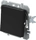 XO Bk Logiq Recessed Wall Switch Without Frame