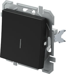 XO Bk Logiq Recessed Wall Switch Without Frame
