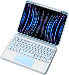 Strado Flip Cover με Πληκτρολόγιο (Xiaomi Mi Pad 6/ 6 Pro) Μπλε