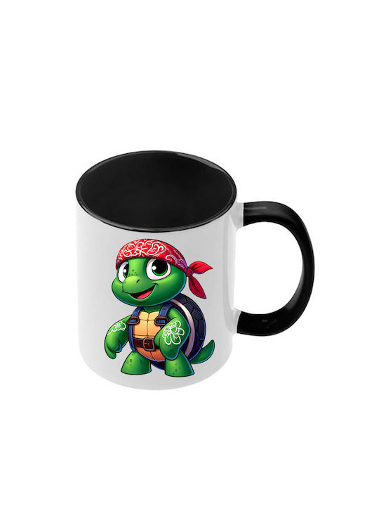 Tasse Teenage Mutant Ninja Turtles Schwarze Gri...