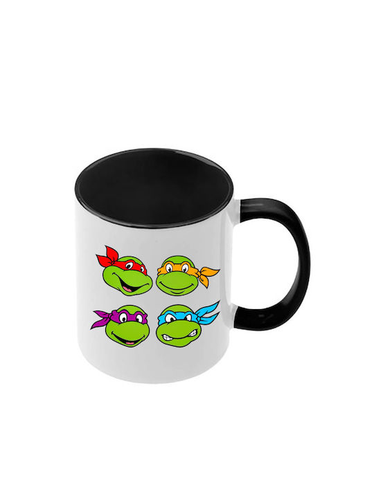 Tasse Teenage Mutant Ninja Turtles Schwarze Gri...