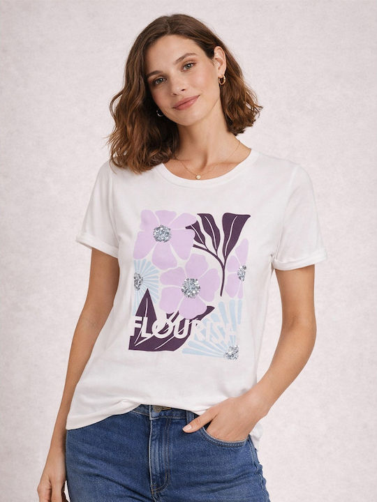 Jdy Damen T-Shirt Cloud Dancer