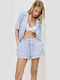 Aruelle Summer Women's Pyjama Set Light Blue