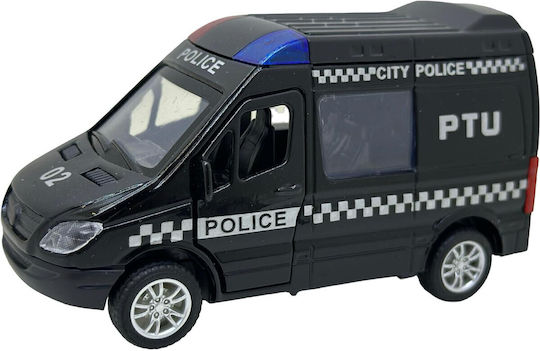 Mercedes Sprinter Черен Полицейски Фургон Реплика Моделна Фигура Масштаб 1:32