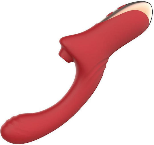 B - Series Cute Suking Vibrator G-Spot Roșu