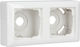 Πλαίσιο Διακόπτη Gira 106203 Ap-housing 2f + Frame Standard 55 Reinwhite