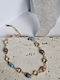 Armband Fußkettchen Bunte Auge Gold
