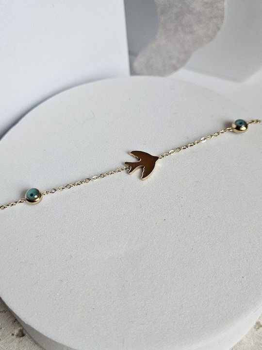 Fußarmband Blau