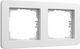 Switch Frame Gira 0212150 2f Gira E1 Pure White