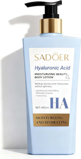 Sadoer Cremă Hidratantă și Regeneratoare de Față cu Acid Hialuronic 400ml