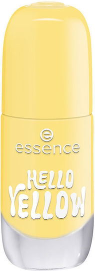 Essence Гел Гланцов Дълготраен Лак За Нокти Hello Жълт 8мл