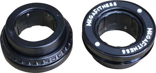 MegaFitness Lock-Jaw Collars for Dumbbells / Barbells Set of 2 Olympic Type Ø50mm