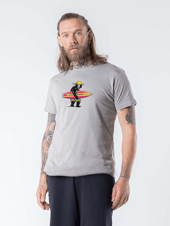 T-shirt Γκρι Ανοιχτό
