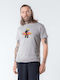 T-shirt Γκρι Ανοιχτό
