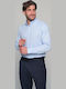 Harmony Long Sleeve Slim Fit Shirt in Sky Blue