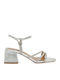 Sandals with Strass Silver W47003193E94-Clear Strass with Silver HQ-2025-02 Metallic