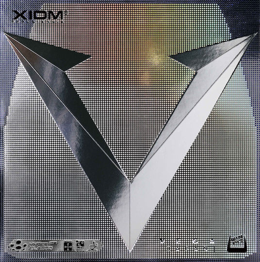 Xiom Vega Λάστιχο Ρακέτας Ping Pong σε Μαύρο χρώμα 57489