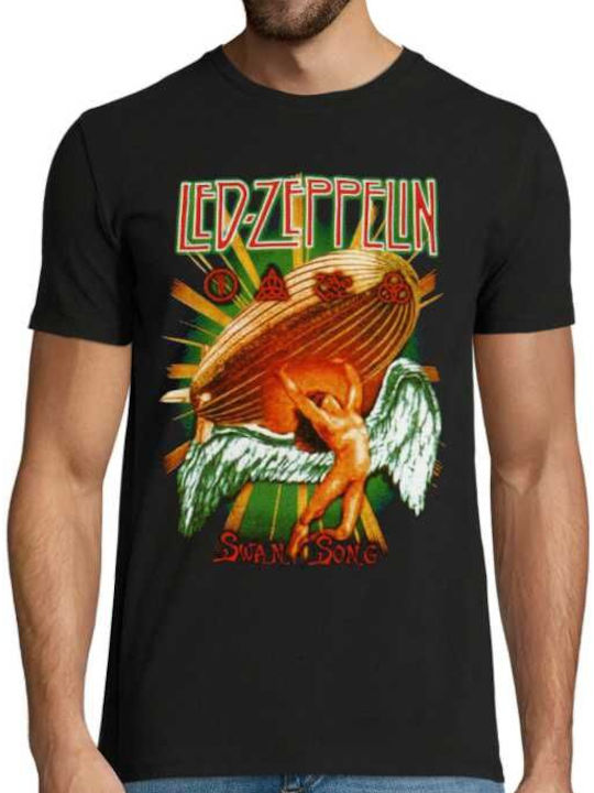 Led Zeppelin Swan Song T-shirt Schwarz