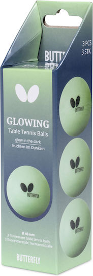 Ping Pong Balls Butterfly Glowing Balls 3pack-44906901012651